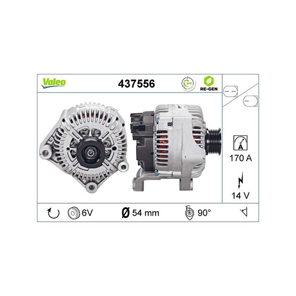 Generator 14V 170A Valeo 437556 VALEO