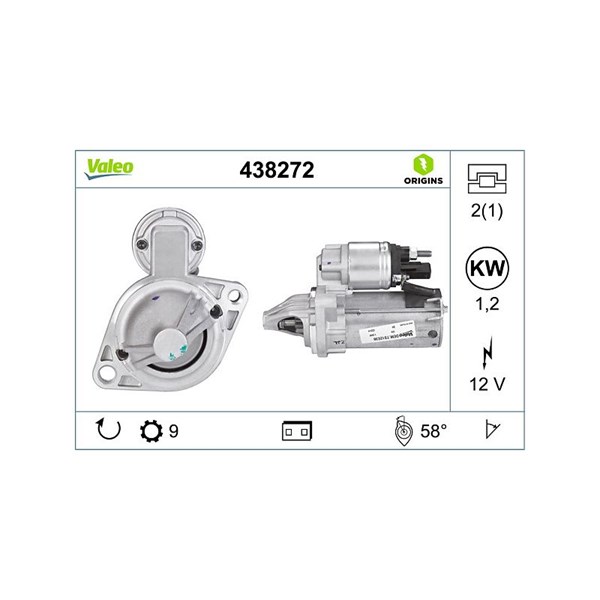 Startmotor VALEO