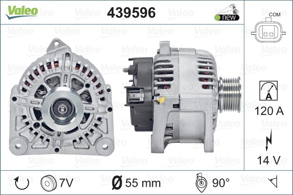 Generator 14V 110A Valeo 439596 VALEO