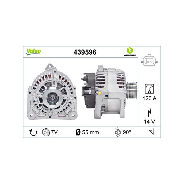 Generator 14V 110A Valeo 439596 VALEO