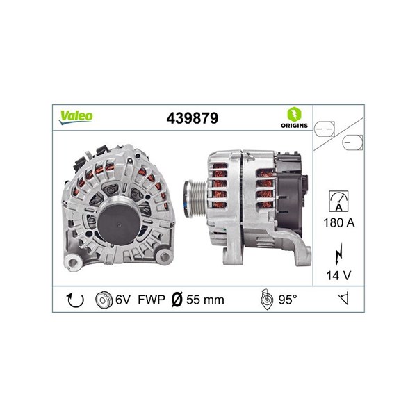 Generator 14V 180A Valeo 439879 VALEO