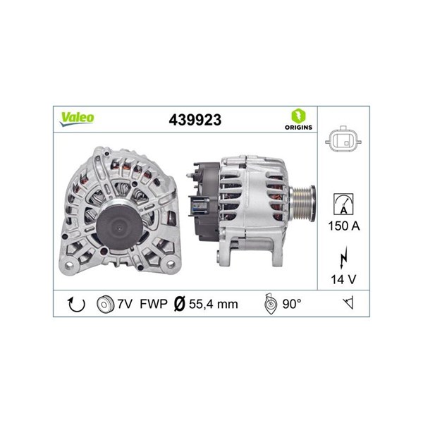 Generator 14V 150A Valeo 439923 VALEO