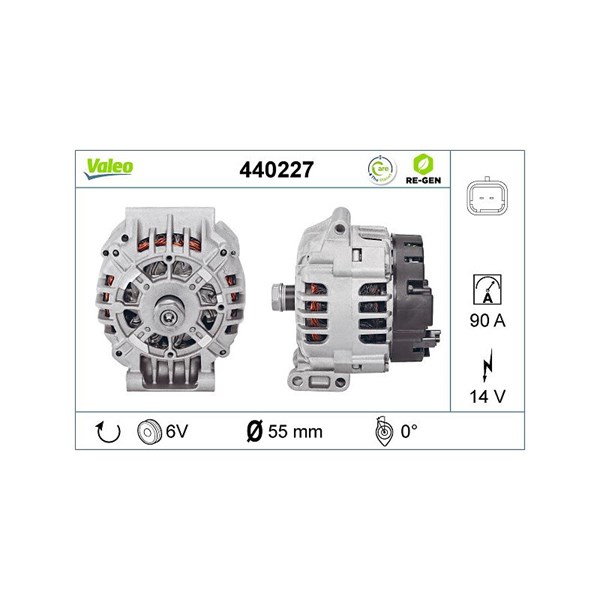 Generator 14V 90A Valeo 440227 VALEO