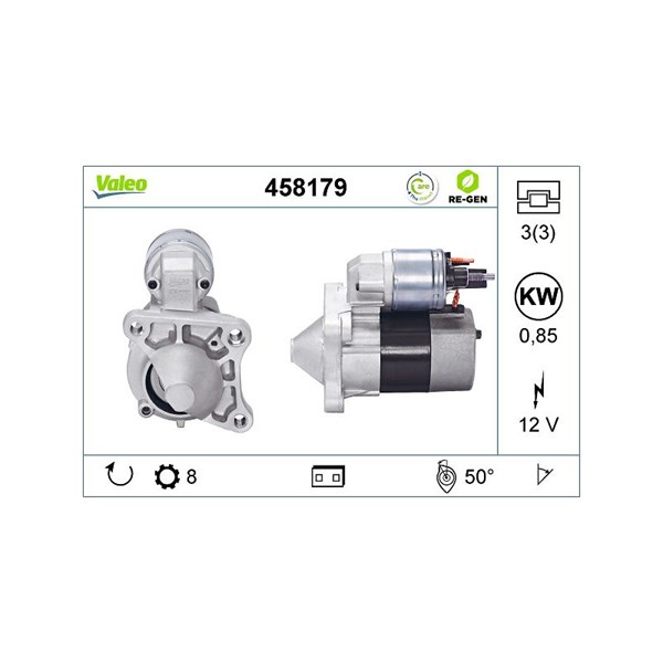 Startmotor 12V Valeo 458179 VALEO