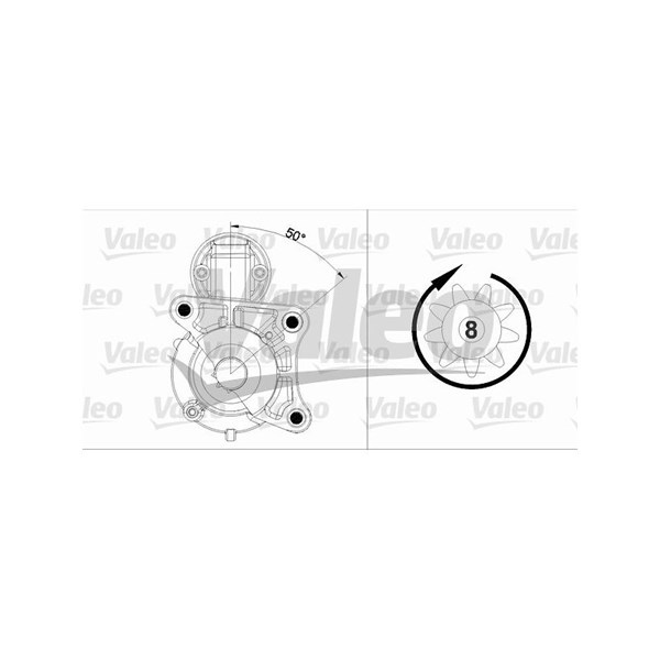 Startmotor 12V Valeo 458179 VALEO Startmotor 12V Valeo 458179 VALEO