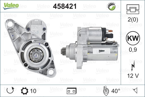 Startmotor 12V Valeo 458421 VALEO