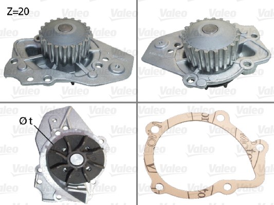 Vattenpump Valeo 506014 VALEO