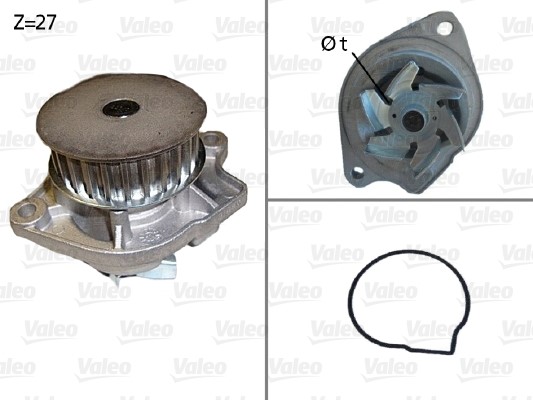 Vattenpump Valeo 506576 VALEO