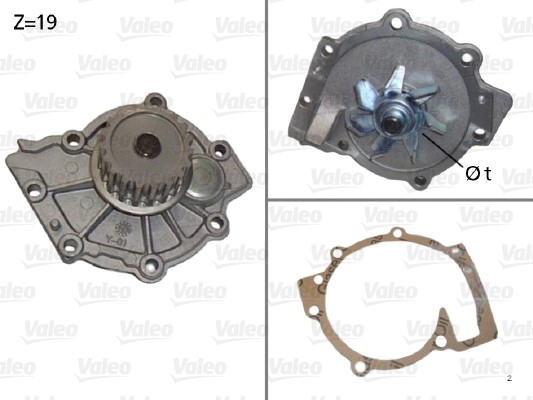 Vattenpump Valeo 506854 VALEO