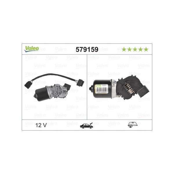 Torkarmotor 12V, Fram Valeo 579159 VALEO