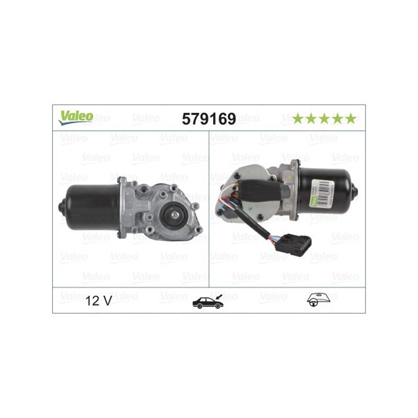 Torkarmotor 12V, Fram Valeo 579169 VALEO