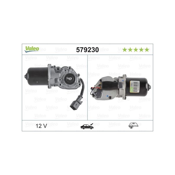 Torkarmotor 12V, Fram Valeo 579230 VALEO