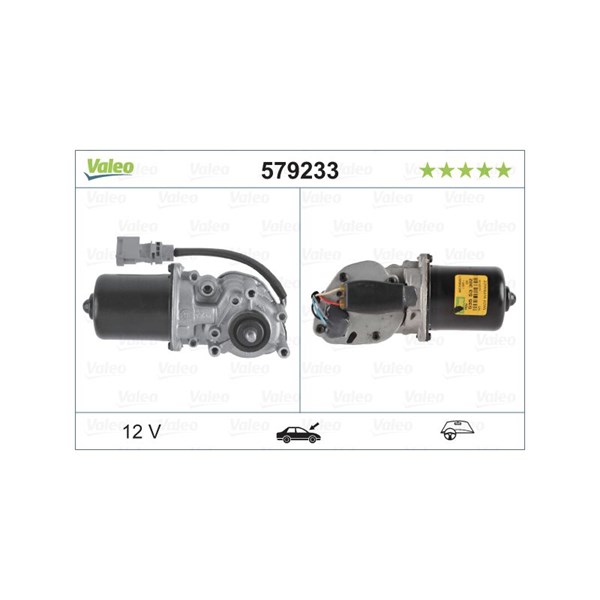 Torkarmotor 12V, Fram Valeo 579233 VALEO