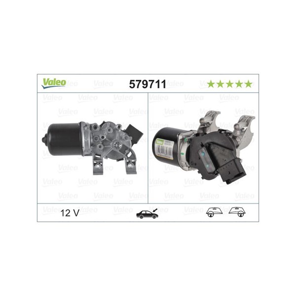 Torkarmotor 12V, Fram Valeo 579711 VALEO