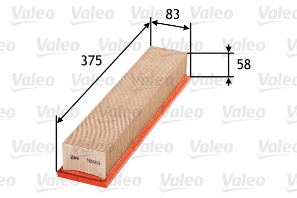 Luftfilter Valeo 585003 VALEO