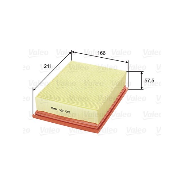 Luftfilter Valeo 585012 VALEO