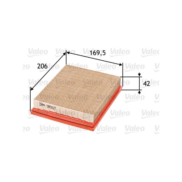 Luftfilter Valeo 585027 VALEO
