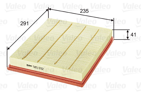 Luftfilter Valeo 585032 VALEO