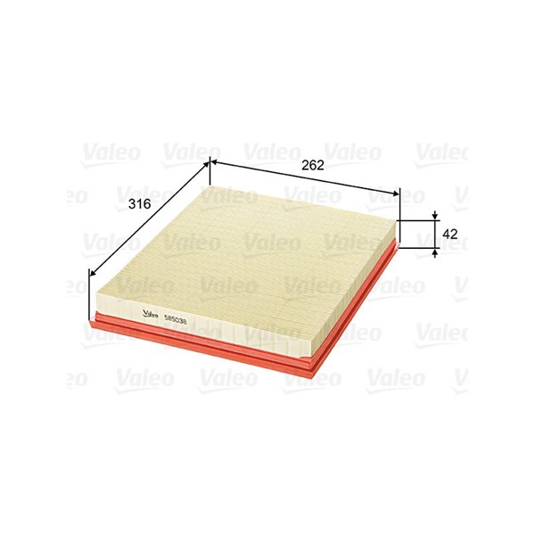 Luftfilter Valeo 585038 VALEO
