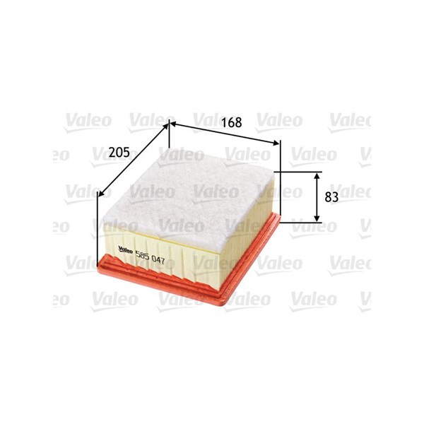 Luftfilter Valeo 585047 VALEO