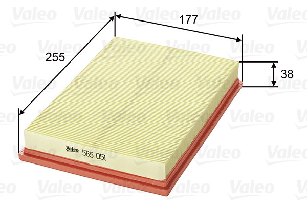 Luftfilter Valeo 585051 VALEO