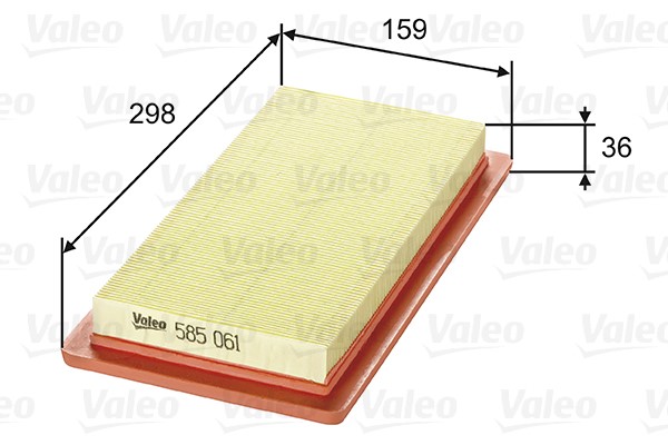 Luftfilter Valeo 585061 VALEO