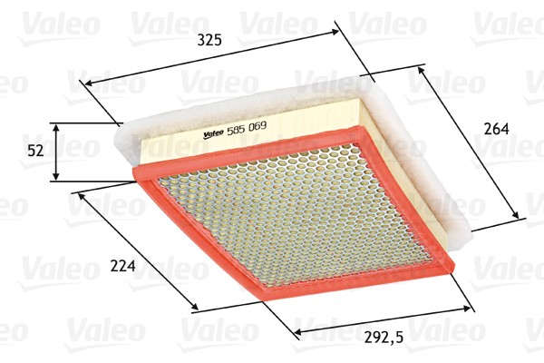 Luftfilter Valeo 585069 VALEO