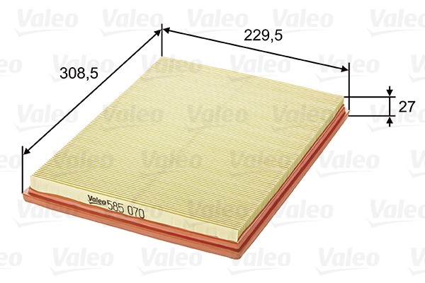 Luftfilter Valeo 585070 VALEO