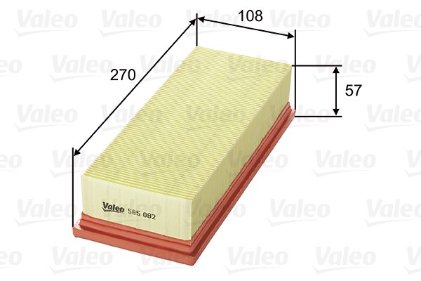 Luftfilter Valeo 585082 VALEO