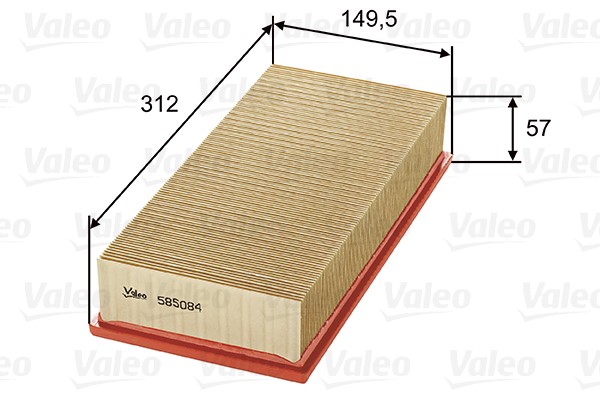 Luftfilter Valeo 585084 VALEO