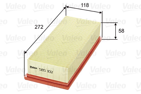 Luftfilter Valeo 585102 VALEO