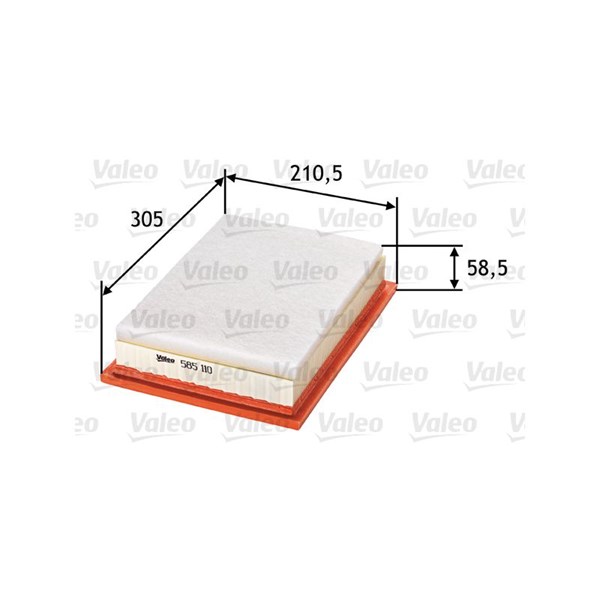 Luftfilter Valeo 585110 VALEO