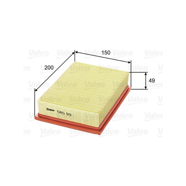 Luftfilter Valeo 585119 VALEO