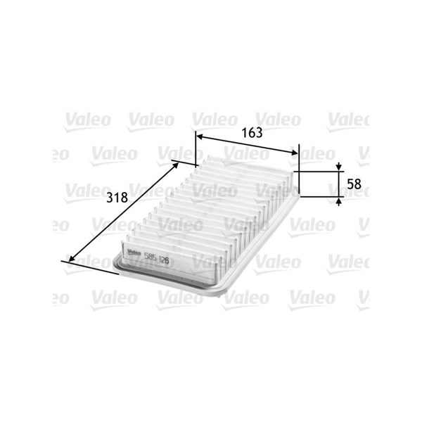 Luftfilter Valeo 585126 VALEO