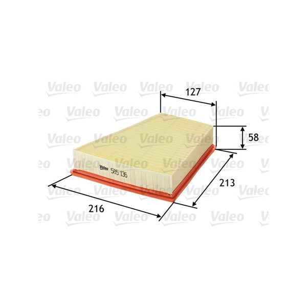 Luftfilter Valeo 585136 VALEO
