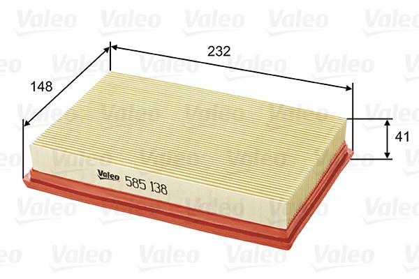 Luftfilter Valeo 585138 VALEO
