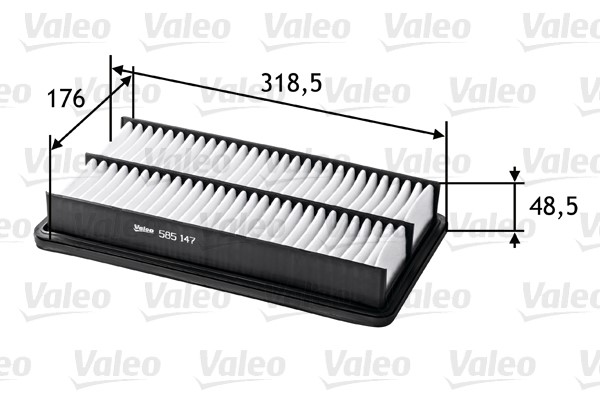 Luftfilter Valeo 585147 VALEO
