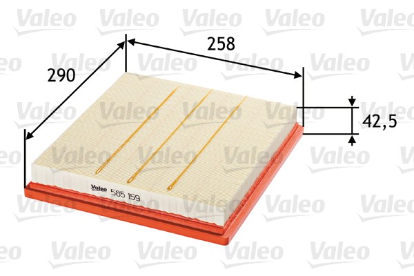 Luftfilter Valeo 585159 VALEO