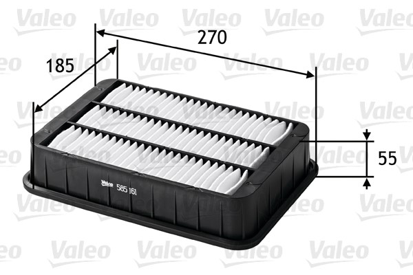 Luftfilter Valeo 585161 VALEO