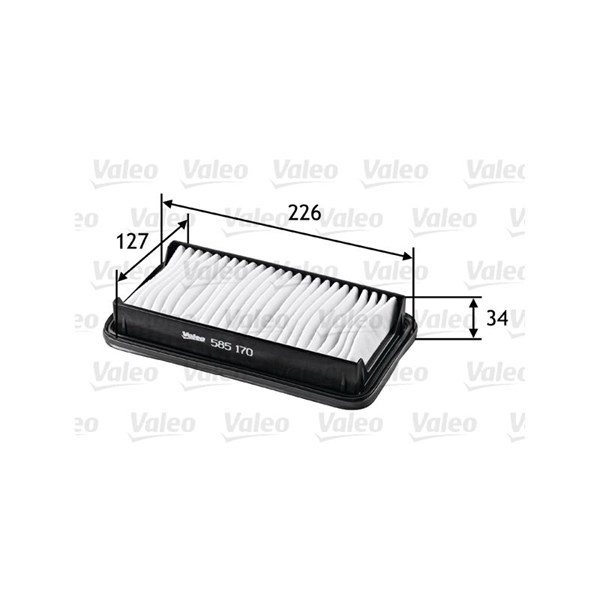 Luftfilter Valeo 585170 VALEO