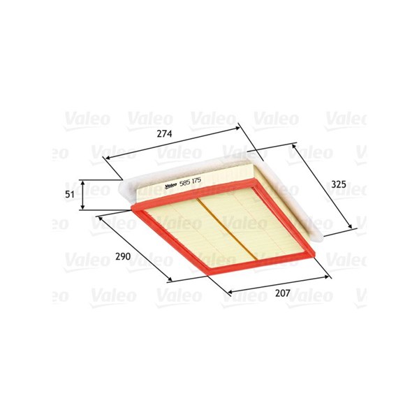Luftfilter Valeo 585175 VALEO
