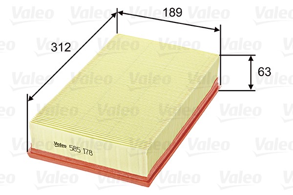Luftfilter Valeo 585178 VALEO
