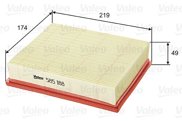 Luftfilter Valeo 585188 VALEO