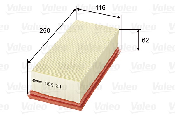Luftfilter Valeo 585211 VALEO