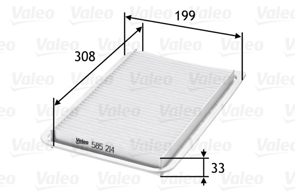 Luftfilter Valeo 585214 VALEO