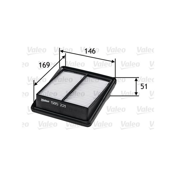 Luftfilter Valeo 585221 VALEO