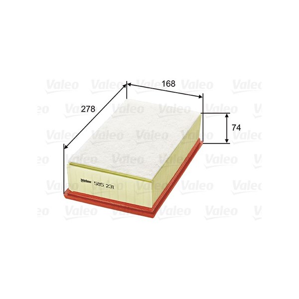 Luftfilter Valeo 585231 VALEO Luftfilter Valeo 585231 VALEO