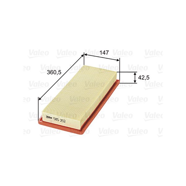 Luftfilter Valeo 585252 VALEO Luftfilter Valeo 585252 VALEO