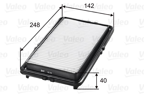 Luftfilter Valeo 585261 VALEO