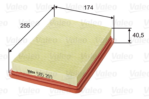 Luftfilter Valeo 585269 VALEO